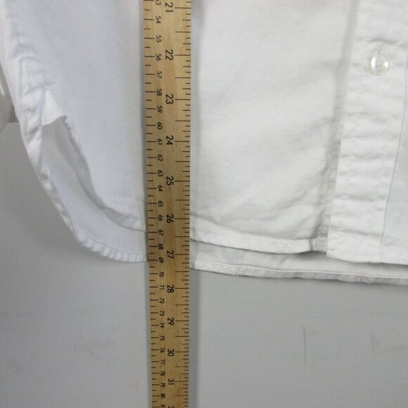 Club Monaco White Button Down Shirt Men's Long Sleeve Casual Work Office XS 200 - Picture 9 of 10